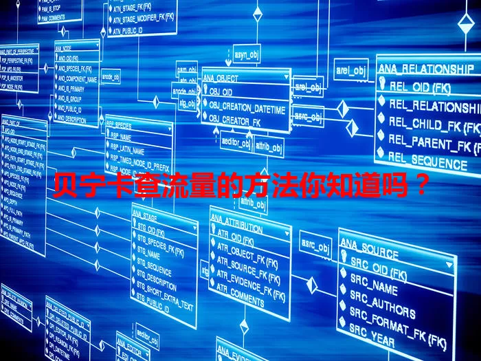 贝宁卡查流量的方法你知道吗？
