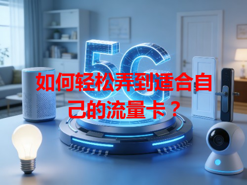 如何轻松弄到适合自己的流量卡？