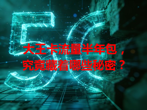 大王卡流量半年包，究竟藏着哪些秘密？