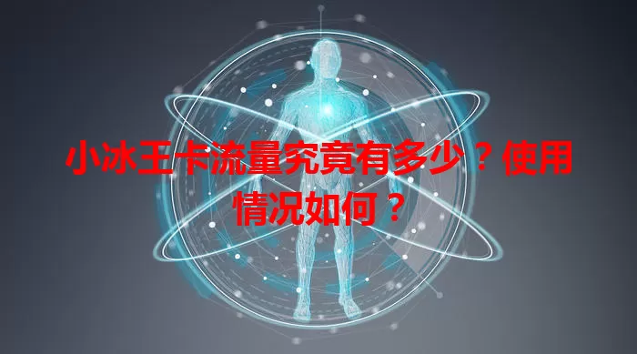 小冰王卡流量究竟有多少？使用情况如何？