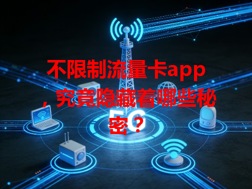 不限制流量卡app，究竟隐藏着哪些秘密？