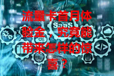 流量卡首月体验金，究竟能带来怎样的惊喜？