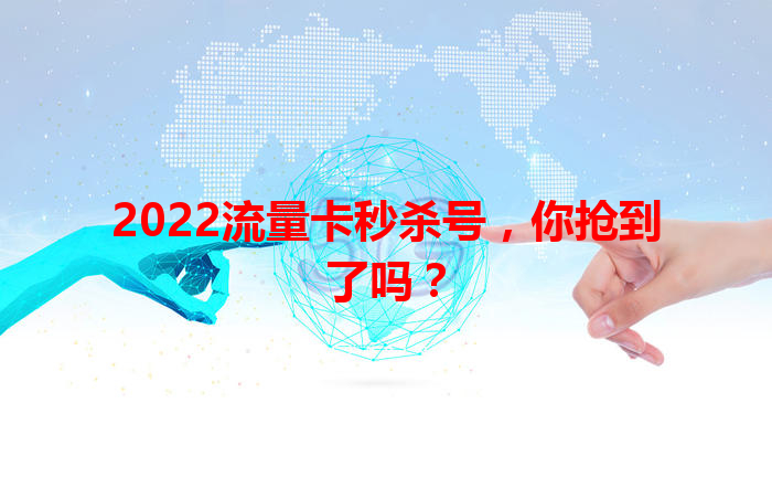 2022流量卡秒杀号，你抢到了吗？