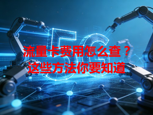 流量卡费用怎么查？这些方法你要知道