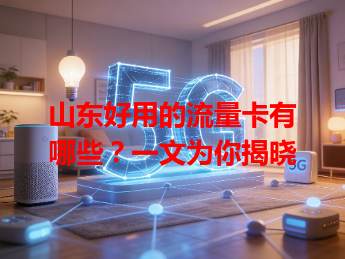 山东好用的流量卡有哪些？一文为你揭晓