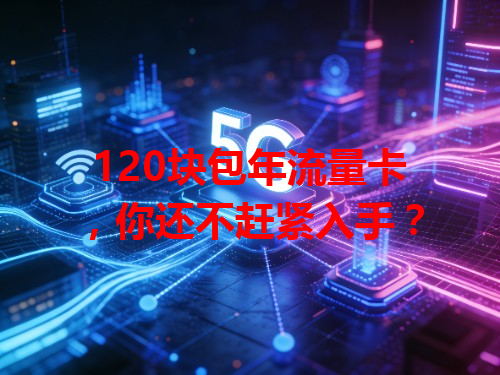 120块包年流量卡，你还不赶紧入手？