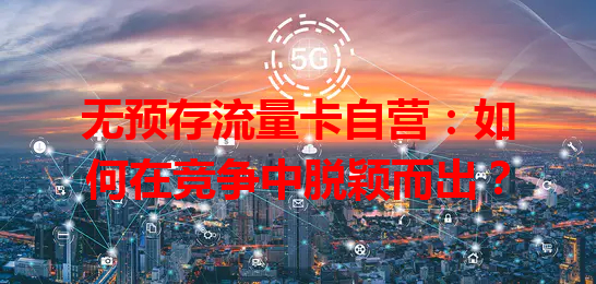 无预存流量卡自营：如何在竞争中脱颖而出？