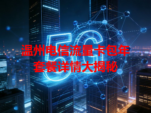 温州电信流量卡包年套餐详情大揭秘