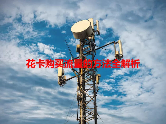 花卡购买流量的方法全解析