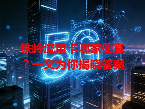 铁岭流量卡哪家便宜？一文为你揭晓答案