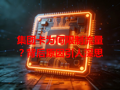 集团卡为何限制流量？背后原因引人深思