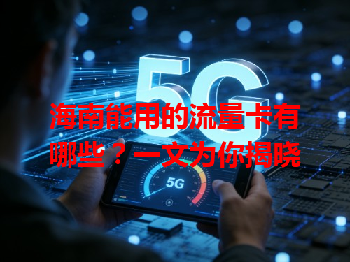 海南能用的流量卡有哪些？一文为你揭晓