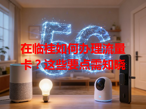 在临桂如何办理流量卡？这些要点需知晓