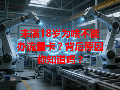 未满18岁为啥不能办流量卡？背后原因你知道吗？