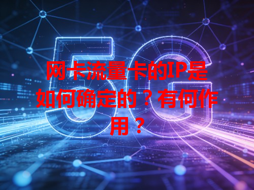 网卡流量卡的IP是如何确定的？有何作用？