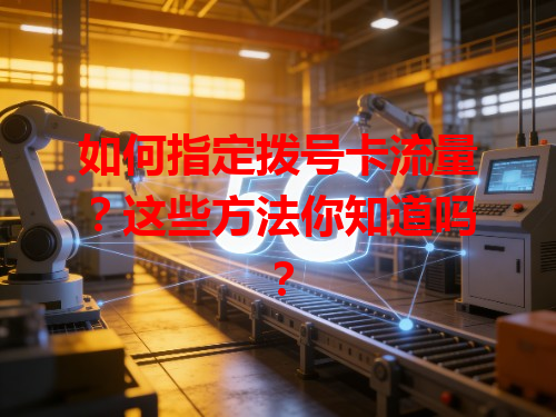 如何指定拨号卡流量？这些方法你知道吗？