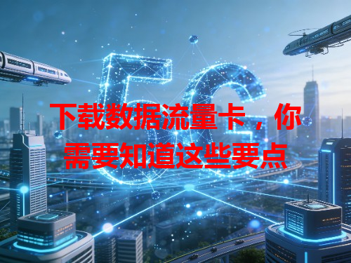 下载数据流量卡，你需要知道这些要点
