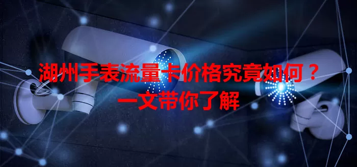 湖州手表流量卡价格究竟如何？一文带你了解