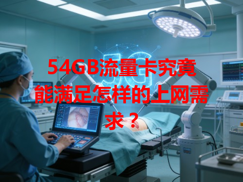 54GB流量卡究竟能满足怎样的上网需求？
