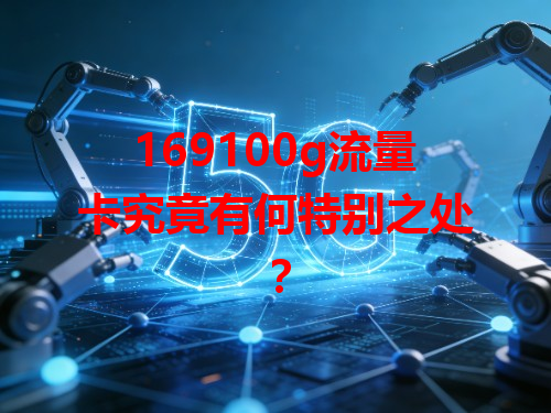 169100g流量卡究竟有何特别之处？