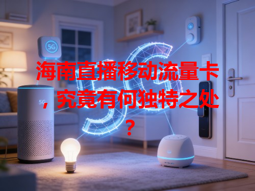 海南直播移动流量卡，究竟有何独特之处？