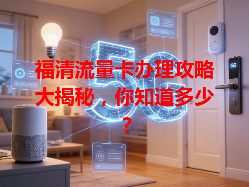 福清流量卡办理攻略大揭秘，你知道多少？