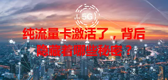纯流量卡激活了，背后隐藏着哪些秘密？