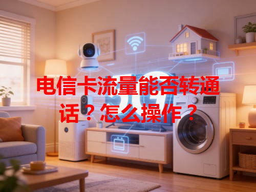 电信卡流量能否转通话？怎么操作？