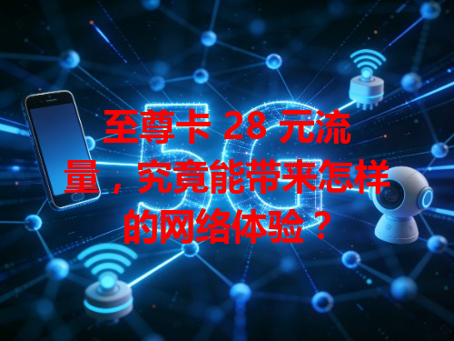 至尊卡 28 元流量，究竟能带来怎样的网络体验？