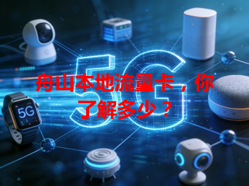 舟山本地流量卡，你了解多少？