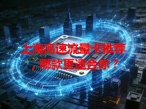 上海高速流量卡推荐，哪款更适合你？