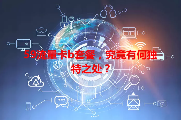 59流量卡b套餐，究竟有何独特之处？