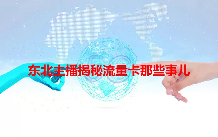 东北主播揭秘流量卡那些事儿