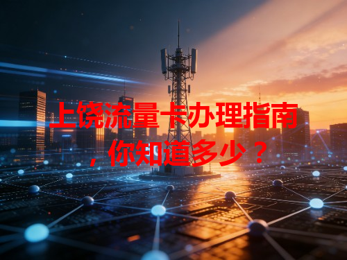 上饶流量卡办理指南，你知道多少？