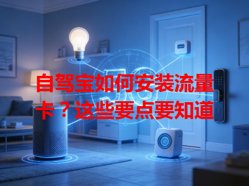 自驾宝如何安装流量卡？这些要点要知道
