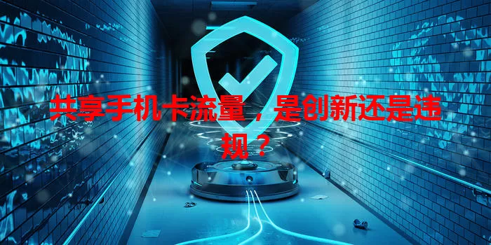 共享手机卡流量，是创新还是违规？