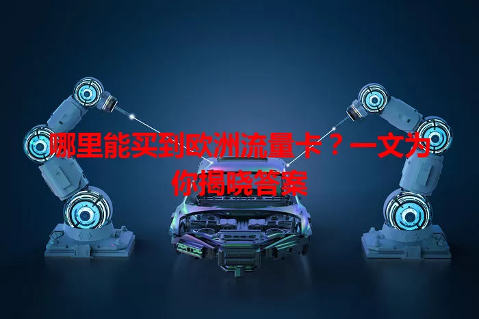哪里能买到欧洲流量卡？一文为你揭晓答案