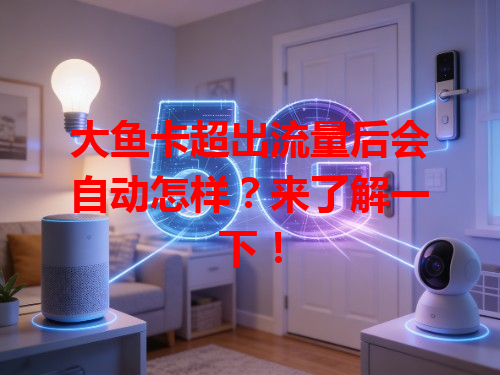 大鱼卡超出流量后会自动怎样？来了解一下！