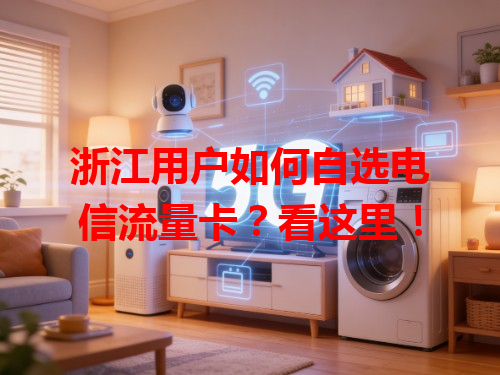 浙江用户如何自选电信流量卡？看这里！