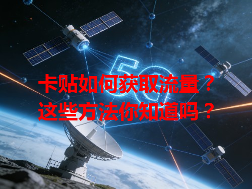 卡贴如何获取流量？这些方法你知道吗？