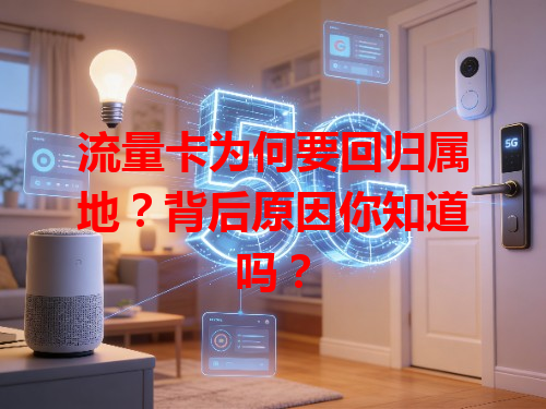 流量卡为何要回归属地？背后原因你知道吗？