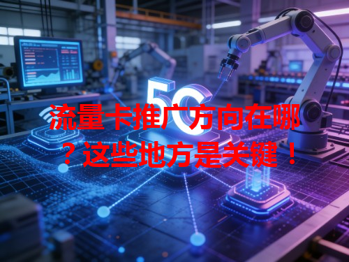 流量卡推广方向在哪？这些地方是关键！