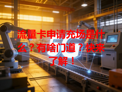 流量卡申请充场是什么？有啥门道？快来了解！