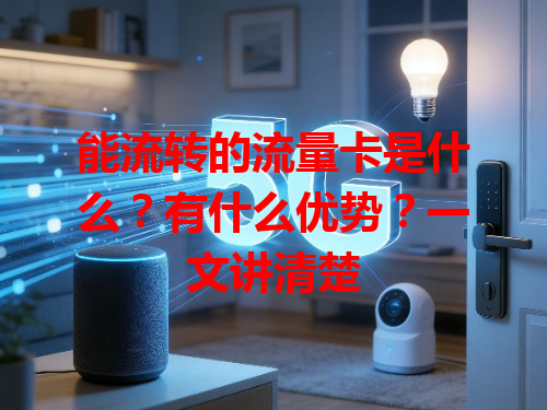 能流转的流量卡是什么？有什么优势？一文讲清楚
