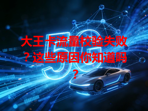 大王卡流量校验失败？这些原因你知道吗？
