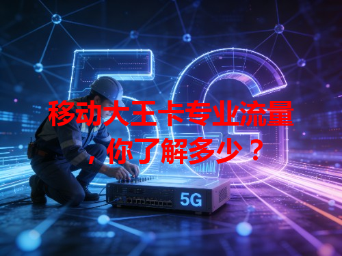 移动大王卡专业流量，你了解多少？