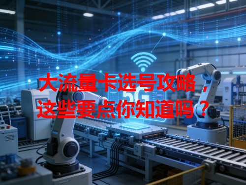 大流量卡选号攻略，这些要点你知道吗？