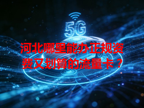 河北哪里能办正规资费又划算的流量卡？