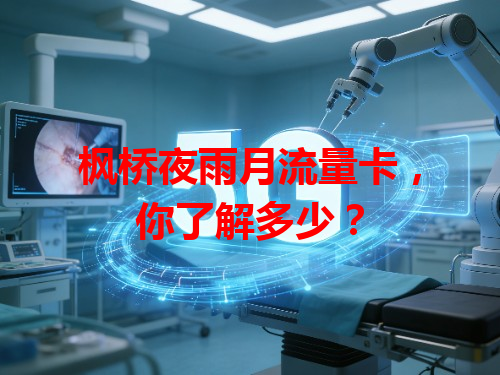 枫桥夜雨月流量卡，你了解多少？