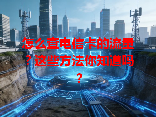 怎么查电信卡的流量？这些方法你知道吗？